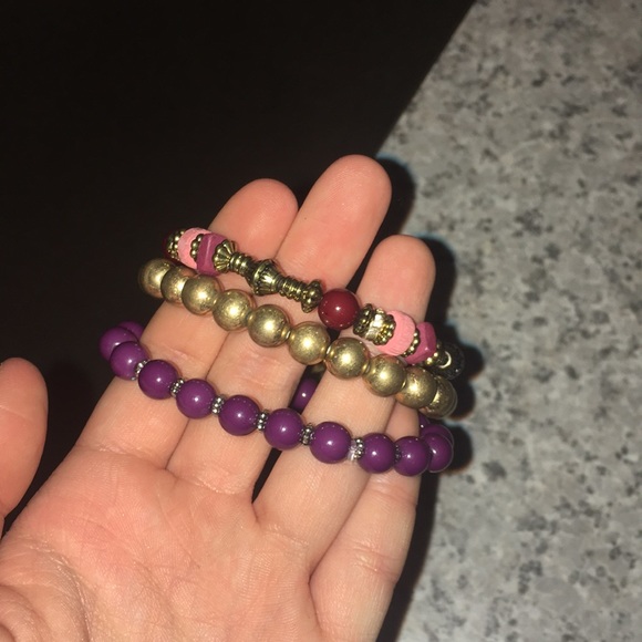 3 Pack EARTHBOUND Hippie bracelets beaded! - Picture 2 of 3
